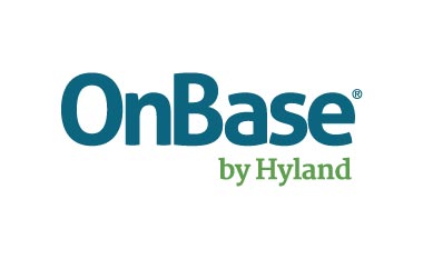 Logo for OnBase by Hyland