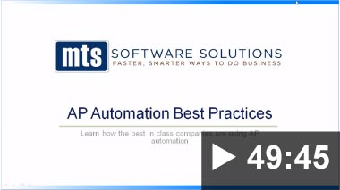 Thumbnail image of Video: Webinar - AP Automation Best Practices 2018-10-18